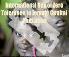 Gün uluslararası genital Sakatlamaya Sıfır Tolerans Günü